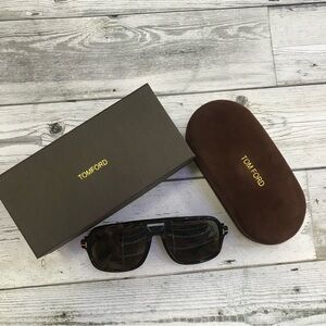 Tom Ford Dark Brown Sunglasses with Case